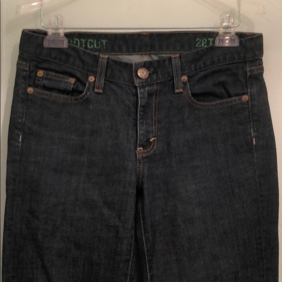 J. Crew Bootcut Dark Wash Jeans 28 T - Picture 2 of 7